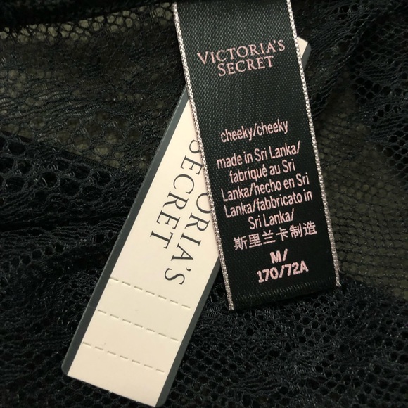 Victoria’s Secret 34DD & Medium Cheeky Panty Dream Angels Plunge Floral Bra Set - Picture 12 of 12